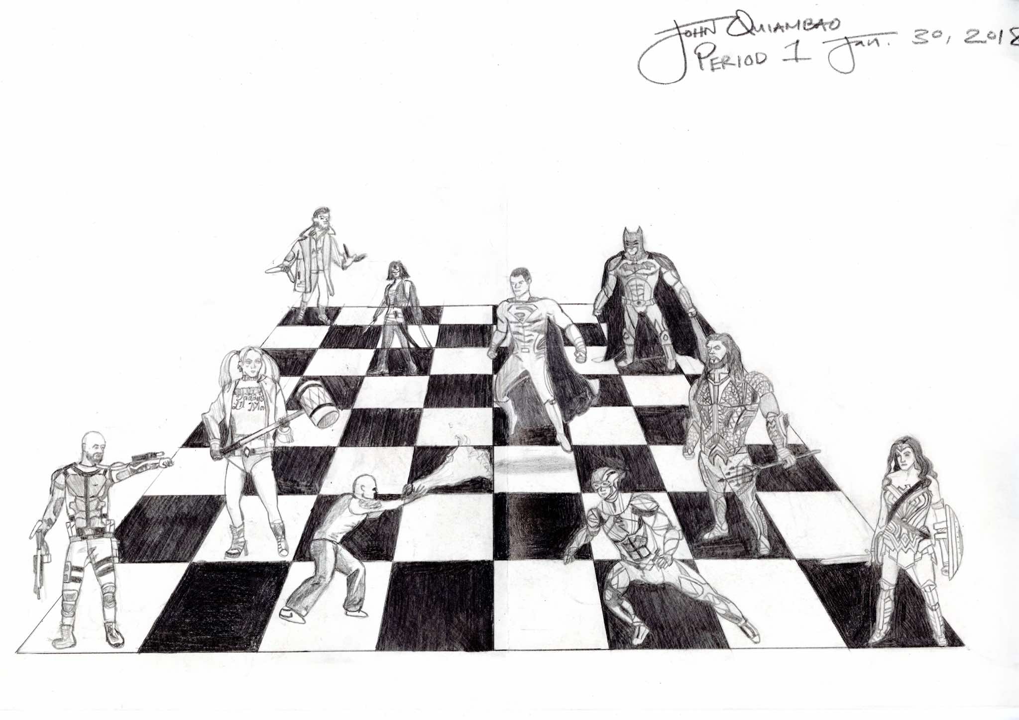 Images Of Chess Board Games Drawing
